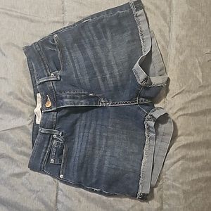 High rise Jean shorts